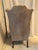 Hollywood Regency 1990s High Back Snow Leopard Velvet Wing Chair For Sale - Image 3 of 9