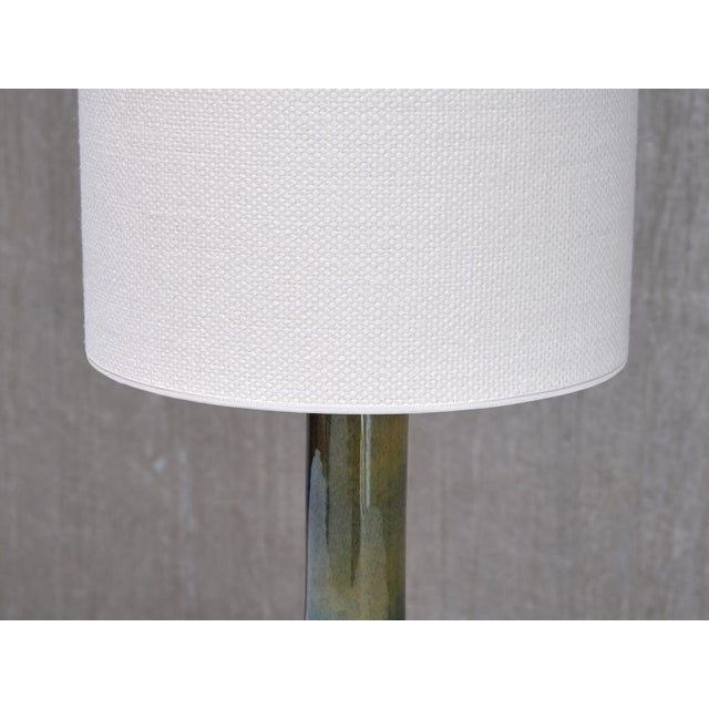 Textile Table Lamps in Glazed Stoneware by Einar Johansen for Søholm, Denmark, 1960s, Set of 2 For Sale - Image 7 of 14