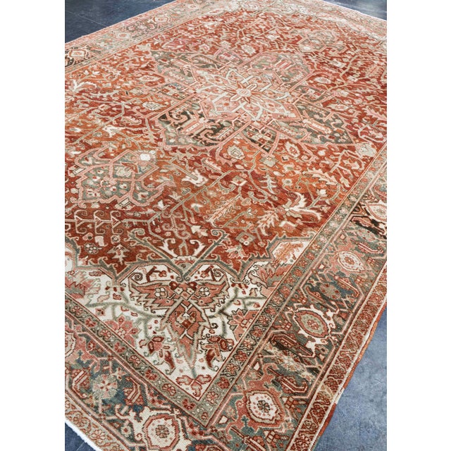 Turkish Turkish Vintage Rug 8'5" x 12'2" #16871 For Sale - Image 3 of 8