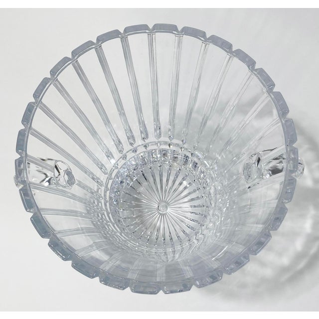 Vintage French Cut Glass Ice Bucket or Vase For Sale In Kansas City - Image 6 of 9