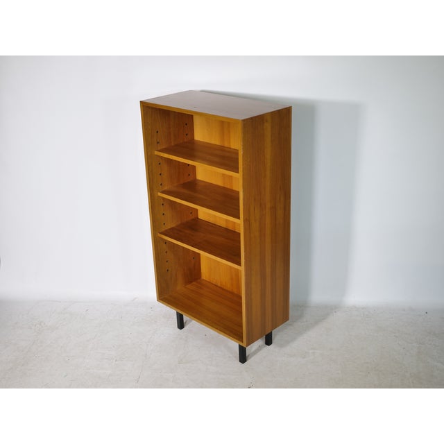 Mid-Century Modern German Walnut Bookcase, 1960s For Sale - Image 4 of 9