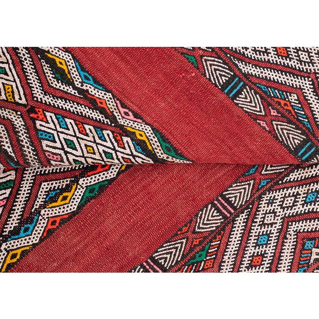 Vintage Berber Handwoven Rug, Morocco, 2000s For Sale - Image 6 of 8