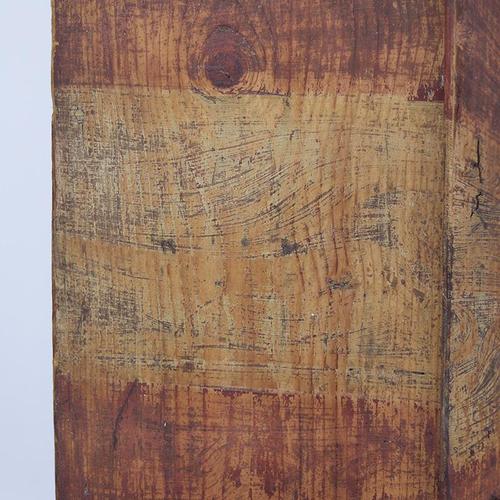 Blue Rustic Farmhouse Folk Art Painted Bridal Cabinet For Sale - Image 8 of 18