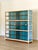 A striking architect bookcase, handcrafted by roche bobois, offered in its original condition. The bookcase is composed of...