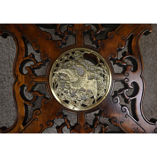 Asian Side Table in the style of Gabriel Viardot, Late 19th Century For Sale - Image 10 of 18