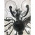 Black Curls Murano Glass Chandelier by Simong For Sale - Image 4 of 6