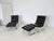 The price includes two armchairs and two footstools. Manufacturer: Cor Designer: Adolf & Schröpfer Model: Sinus is a...