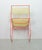 Mid-Century Modern Italian Red Flyline Spaghetti Side Chair by Giandomenico Bellotti, 1970s For Sale - Image 3 of 8