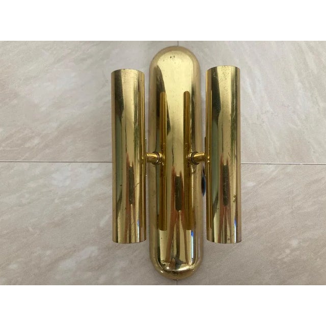 Mid-Century Brass Wall Lamp, 1970s For Sale - Image 3 of 6