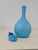 Sky Blue Opaline Sky-Blue Empoli Genie Bottle With Stopper For Sale - Image 8 of 9
