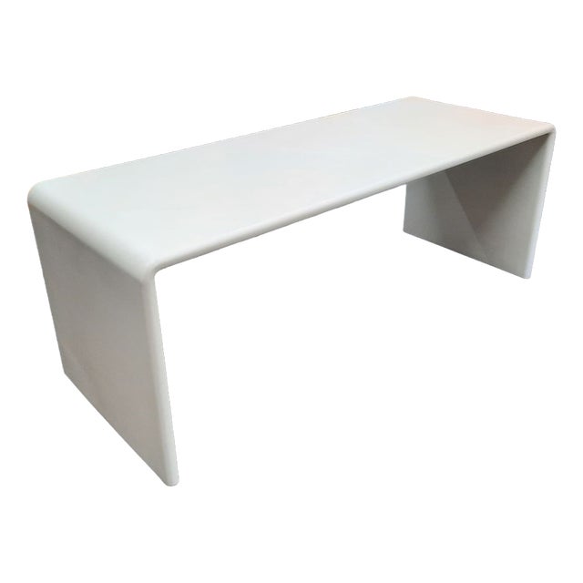 Vintage Space Age Fiberglass Desk, 1970s For Sale