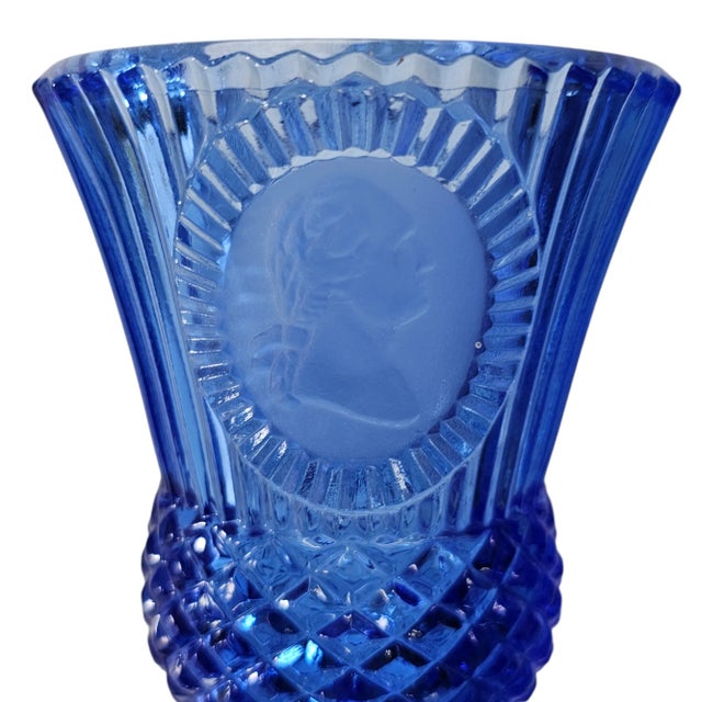 Avon Fostoria George Washington Martha Goblets & Pitcher Set of 3 For Sale In San Francisco - Image 6 of 11