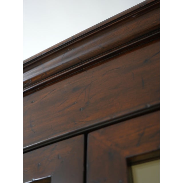 Theodore Alexander Mahogany 2 Door Corner Cabinet For Sale - Image 11 of 15