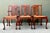 Wood Vintage Chippendale Rush Seat Dining Chairs - Set of 6 For Sale - Image 7 of 12