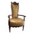 Antique Victorian Chairs With Velvet Fabric For Sale