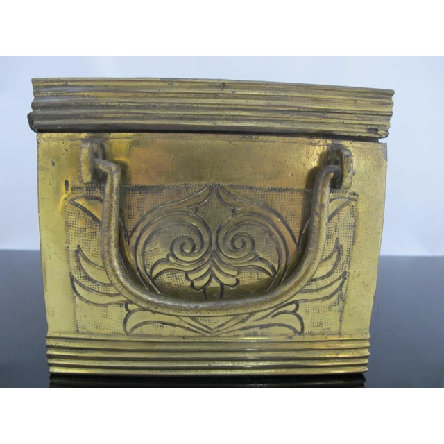 Antique Maranao Philippines Large Brass Betel Nut Tobacco Box For Sale In Portland, OR - Image 6 of 11