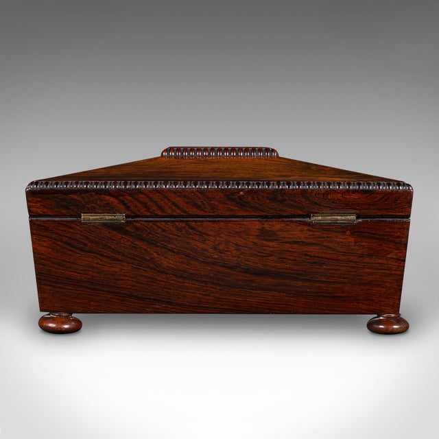 Early 19th Century 1830's Antique Sarcophagus Keepsake Box For Sale - Image 5 of 10