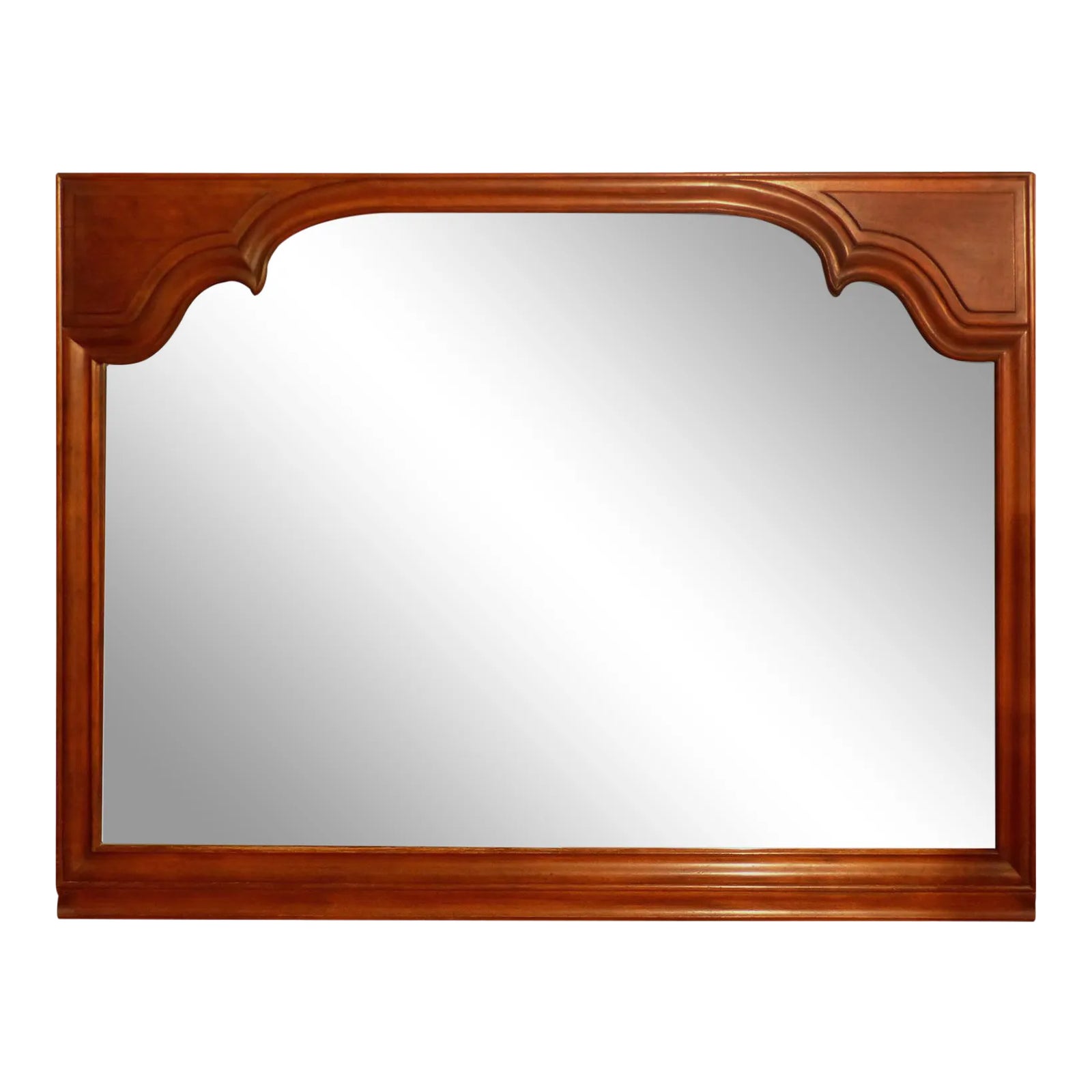 Mid Century French Style Walnut and Steel Medicine With Sliding