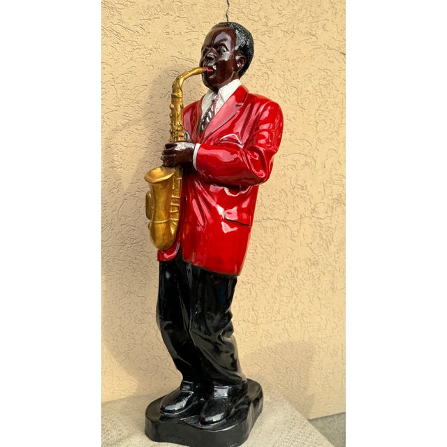 Large American Jazz Figurine, 1960s For Sale - Image 3 of 10
