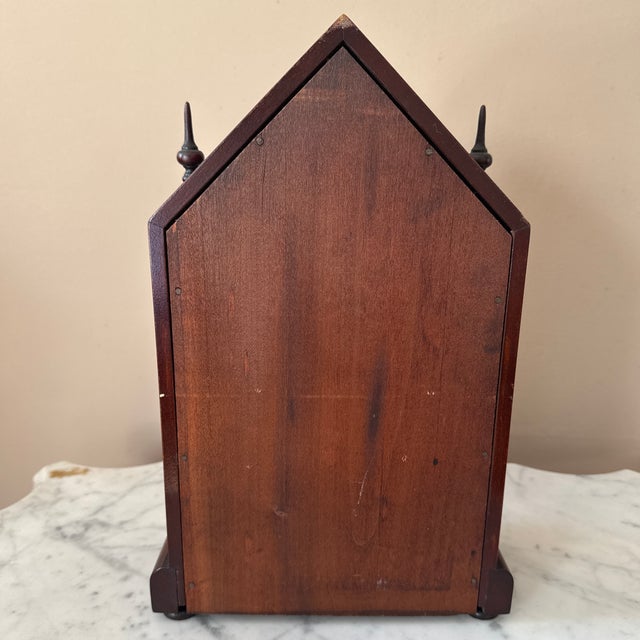 Mid 20th Century Seth Thomas Cathedral / Steeple Mantel Clock For Sale - Image 5 of 8