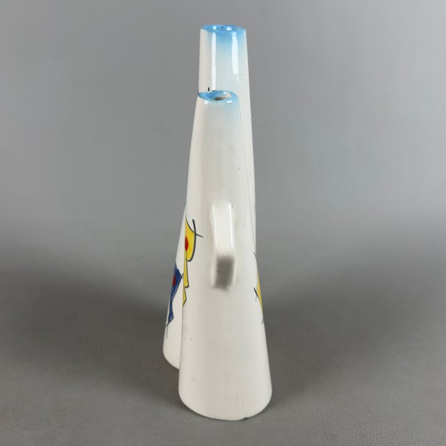 1970s Vintage Majolica Vase from Artigianato Italiano, 1970s For Sale - Image 5 of 11