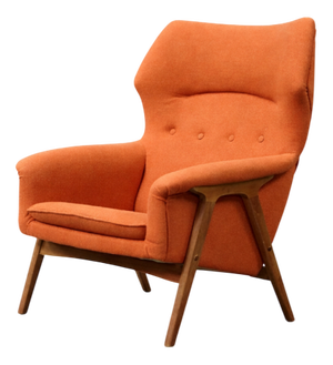 Mid-Century Elm Wing Master Chair by Thorbjörn Afdal for Bruksbo, 1960s