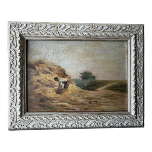 Original Antique Oil Painting, Plein Air, French Impressionism