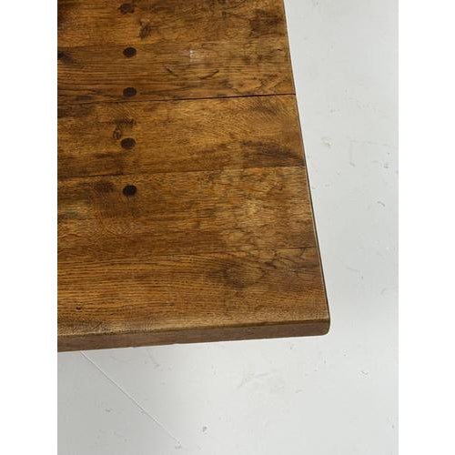 Wood Oak Coffee Table, 1980s For Sale - Image 7 of 14