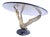 Hollywood Regency Swan Metal Coffee Table, 1960s For Sale