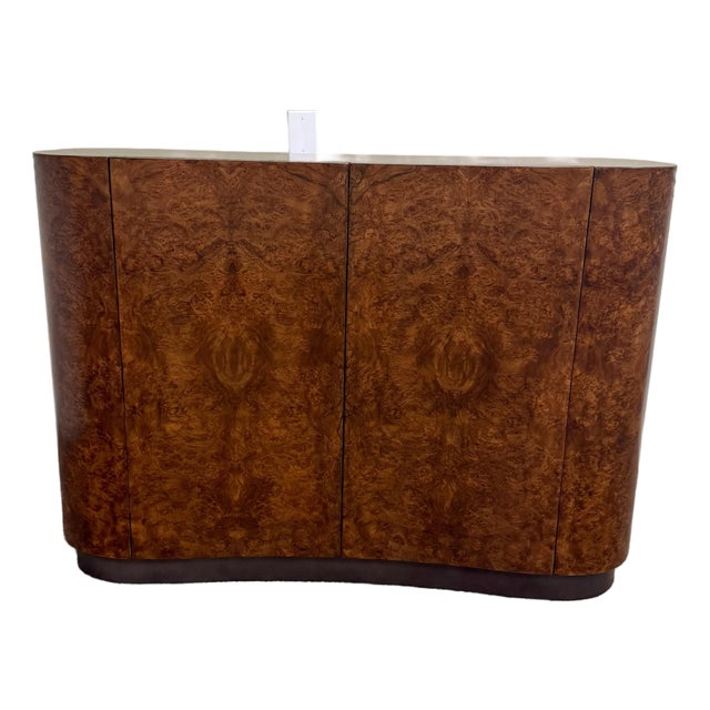 Baker Furniture Burl Walnut Cachou Chest For Sale