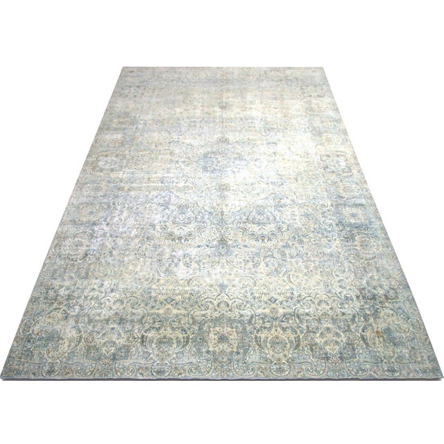 1940s Persian Kerman Rug For Sale In Los Angeles - Image 6 of 6