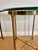 Vintage Italian Brass and Glass Round Side Tables - A Pair For Sale - Image 16 of 18