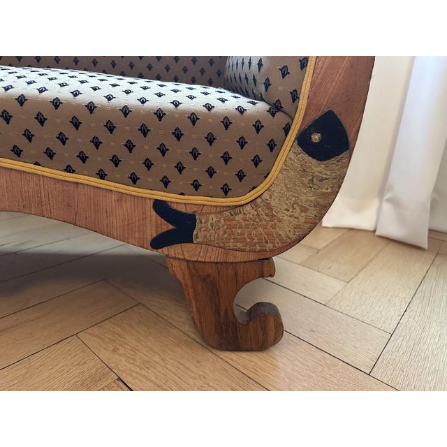 Biedermeier Children's Bench, 1820s For Sale - Image 14 of 18