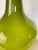 Glass Vintage Mid-Century Italian Empoli-Style Cased Glass Bottle Vase in Olive Green For Sale - Image 7 of 9