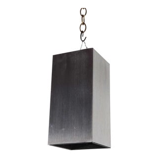 1960s Lightolier Aluminum Cube Flush Mount For Sale