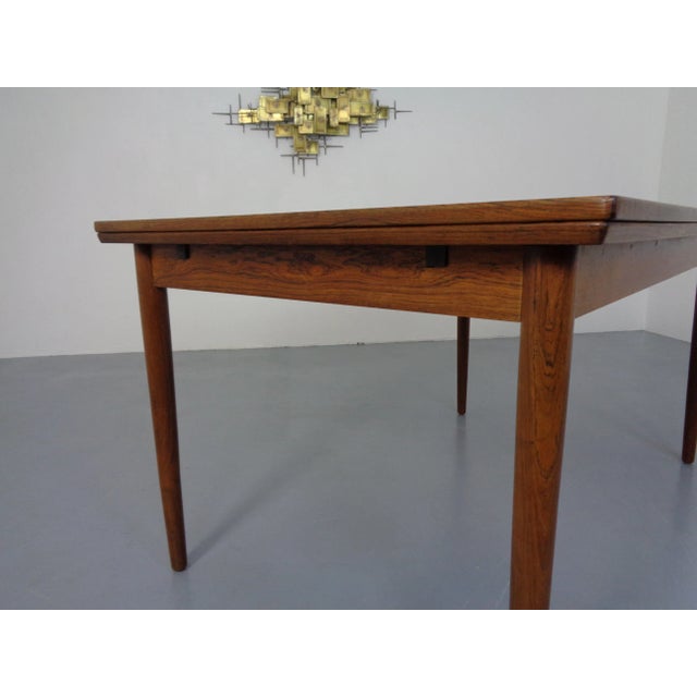 Rosewood Extendable Dining Table, Denmark, 1960s For Sale - Image 16 of 18