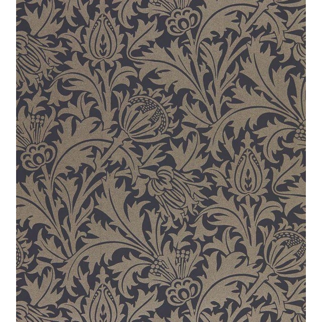 Pure Thistle Wallpaper - Blue | Chairish