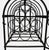 Italian Vintage 90s Black Metal Ivy Wine Rack 9 Bottle Tabletop Display For Sale - Image 3 of 11