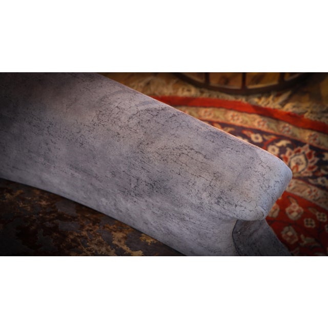 Slipper Armchair in Velvet by John Sankey, 2010s For Sale - Image 13 of 18