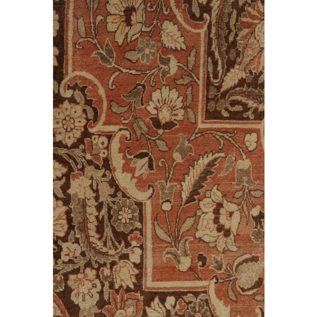 Late 18th Century Late 18th Century Antique Persian Tabriz Rug With Floral Patterns For Sale - Image 5 of 7