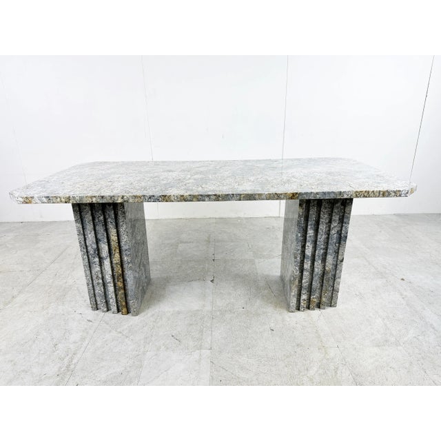 Vintage Granite Dining Table, 1970s For Sale - Image 3 of 11
