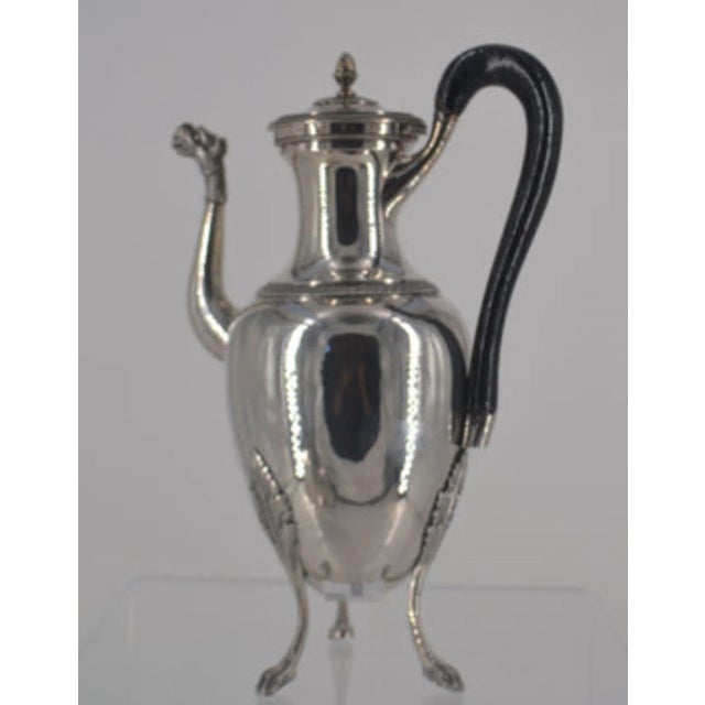 French Provincial Early 21st Century Sterling Silver Coffee/Tea Pot With Animal Spout For Sale - Image 3 of 6