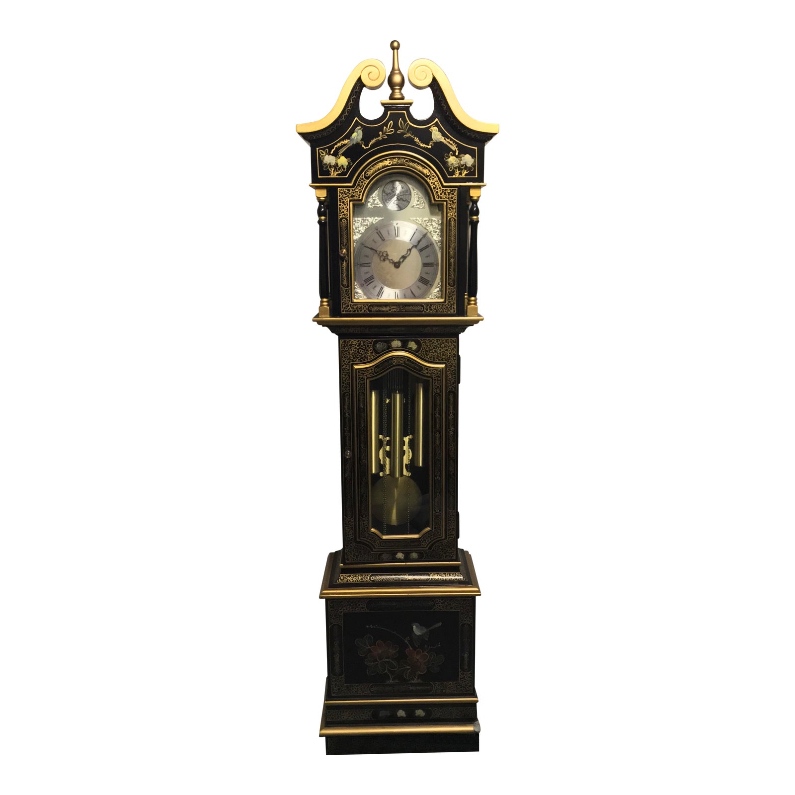 Chinoiserie Tempus Fugit Grandfather Clock Chairish