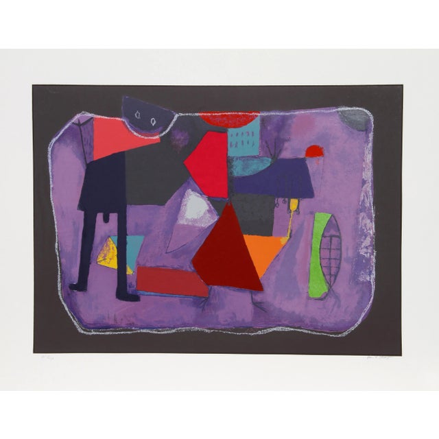 Modern Remo Farruggio, Past and Present, Lithograph For Sale - Image 3 of 3