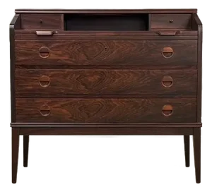 Mid 20th Century Riis Antonsen Danish Modern Rosewood Secretary Desk
