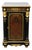 19th Century French Boulle Cabinet With Dore Bronze and White Marble Top For Sale