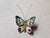 Vintage Hand-Painted Ceramic Butterflies by Minghetti Bologna, 1940s, Set of 3 For Sale - Image 6 of 11