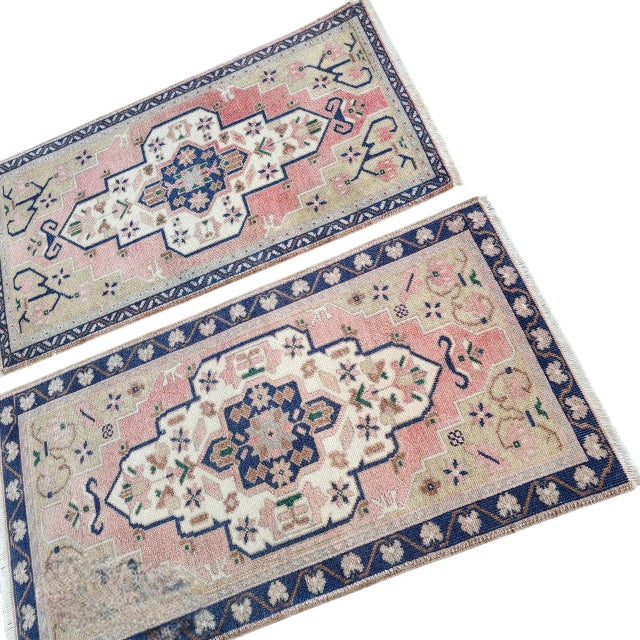 1970s Vintage Petite Turkish Rug - a Pair For Sale - Image 9 of 10