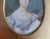 19th Century American School Miniature Watercolor Portrait of a Lady For Sale - Image 13 of 16