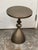 Arhaus Sculptural Bronze Finish Pedestal Martini Side Table For Sale - Image 9 of 12